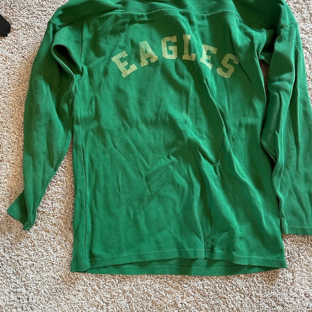 Ebbets Field Flannels Philadelphia Eagles Kelly Green Sweatshirt